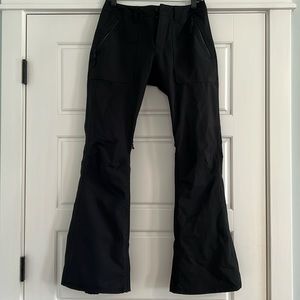 Burton Size Medium Black Flare Ski Pants